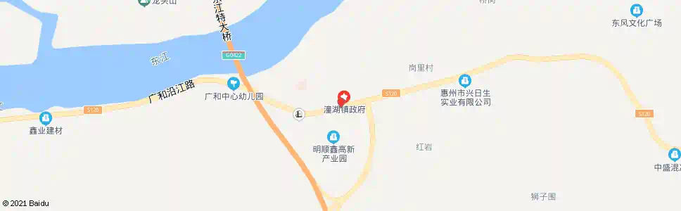惠州潼湖镇政府_公交站地图_惠州公交_妙搜公交查询2025