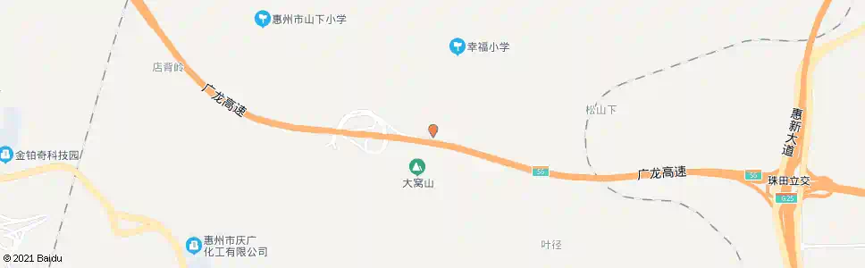 惠州大窝路口_公交站地图_惠州公交_妙搜公交查询2025