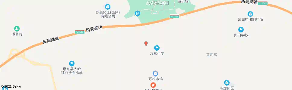 惠州黄竹浪路口_公交站地图_惠州公交_妙搜公交查询2025