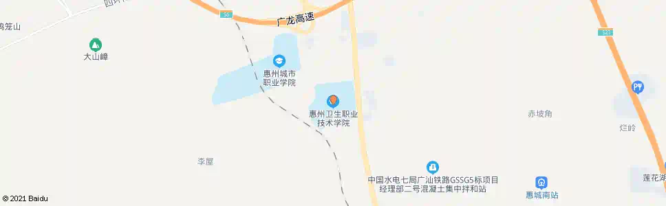 惠州中职城卫职院_公交站地图_惠州公交_妙搜公交查询2025