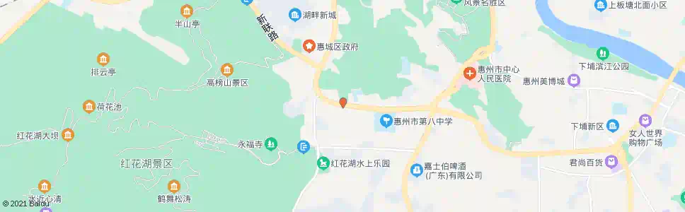 惠州上排市场_公交站地图_惠州公交_妙搜公交查询2025