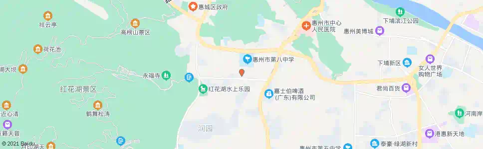 惠州市第二妇幼保健院(大岭路)_公交站地图_惠州公交_妙搜公交查询2025
