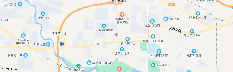 惠州大亚湾检察院_公交站地图_惠州公交_妙搜公交查询2025