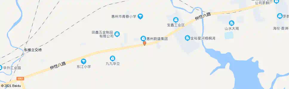 惠州水围市场_公交站地图_惠州公交_妙搜公交查询2025