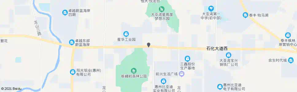 惠州龙山六路口_公交站地图_惠州公交_妙搜公交查询2025