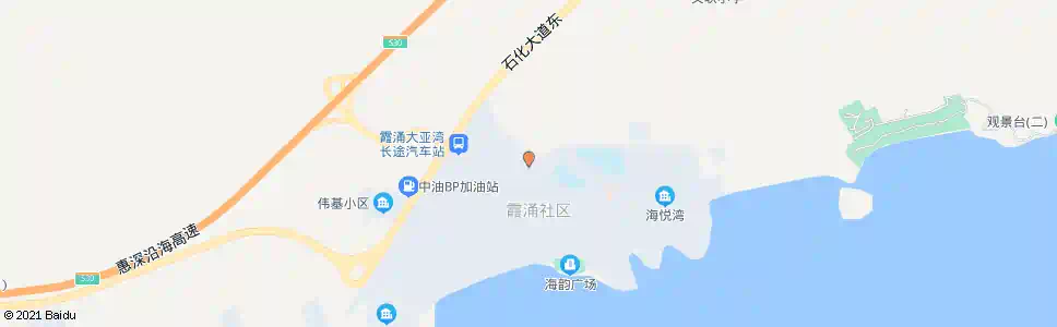 惠州霞涌中心幼儿园路口_公交站地图_惠州公交_妙搜公交查询2025