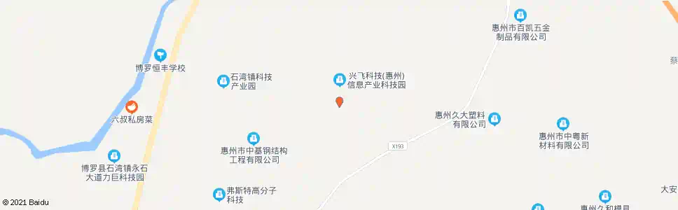 惠州凯信科技园_公交站地图_惠州公交_妙搜公交查询2025