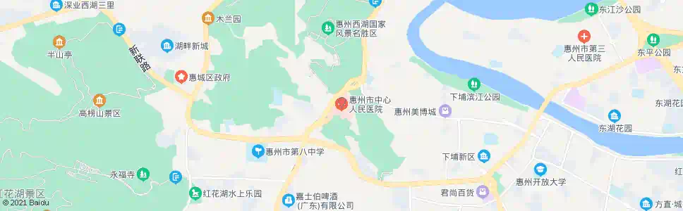 惠州龙岗中心医院_公交站地图_惠州公交_妙搜公交查询2025