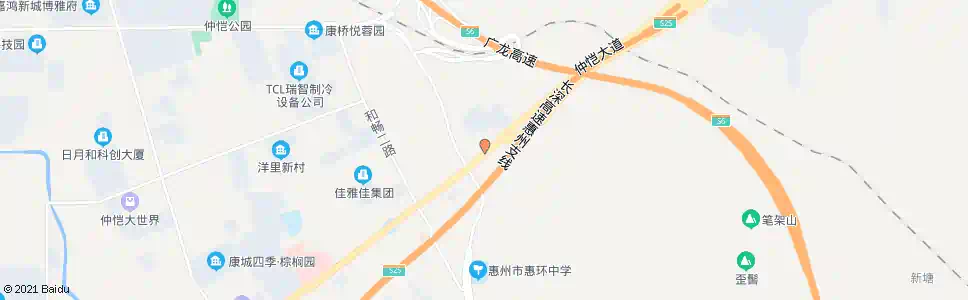 惠州惠环办事处_公交站地图_惠州公交_妙搜公交查询2025