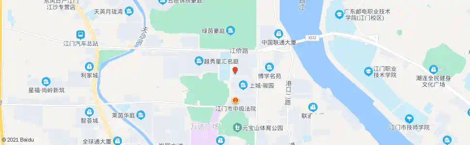 江门市第一幼儿园(市机幼)_公交站地图_江门公交_妙搜公交查询2025