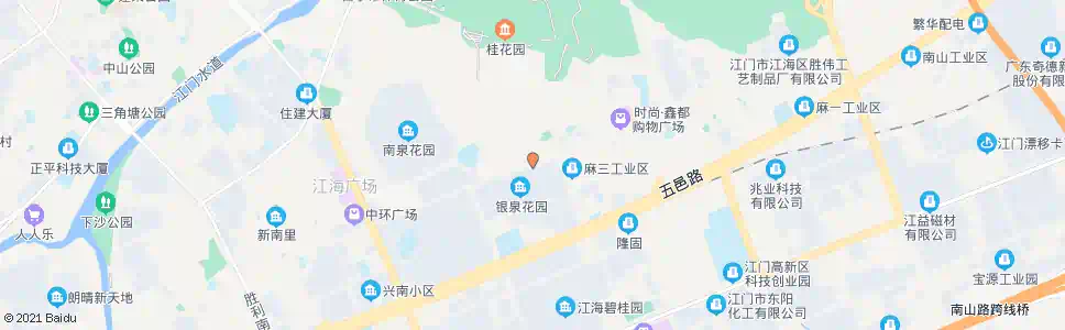 江门麻园新路_公交站地图_江门公交_妙搜公交查询2025