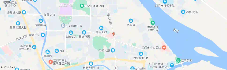 江门正骨医院东_公交站地图_江门公交_妙搜公交查询2025