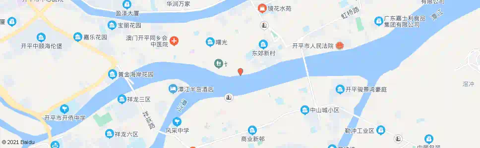 江门沿江东路站_公交站地图_江门公交_妙搜公交查询2025