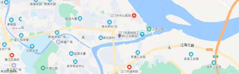 江门培英初中_公交站地图_江门公交_妙搜公交查询2025