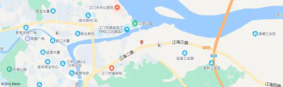 江门边检站_公交站地图_江门公交_妙搜公交查询2025
