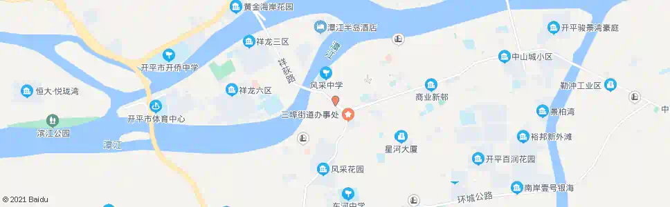 江门三埠区府_公交站地图_江门公交_妙搜公交查询2025