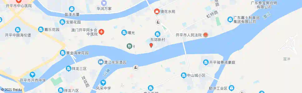 江门东方豪庭_公交站地图_江门公交_妙搜公交查询2025