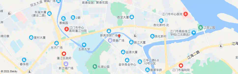 江门港口中学站_公交站地图_江门公交_妙搜公交查询2025