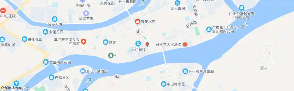 江门长沙幼儿园站_公交站地图_江门公交_妙搜公交查询2025