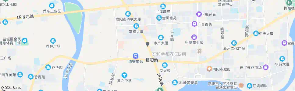 揭阳玉浦大厦_公交站地图_揭阳公交_妙搜公交查询2025