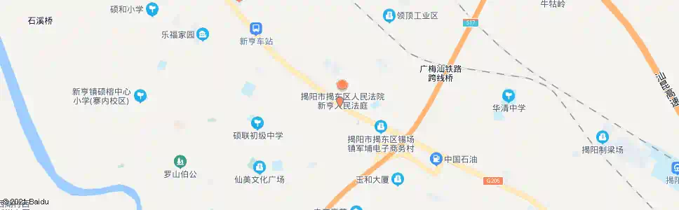 揭阳仙美路口_公交站地图_揭阳公交_妙搜公交查询2025