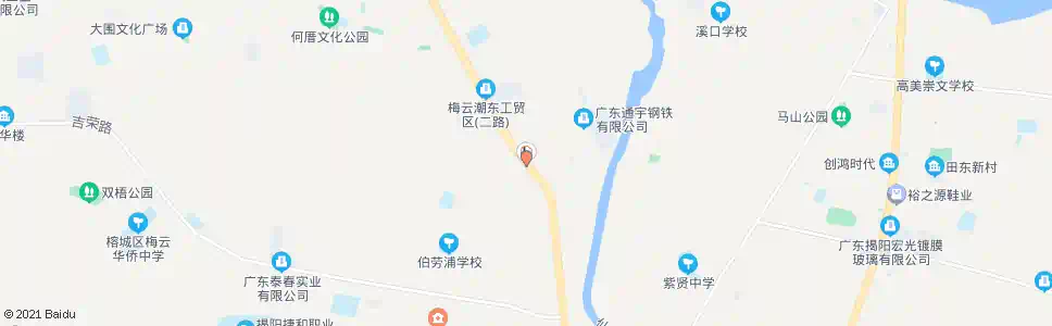 揭阳伯劳村_公交站地图_揭阳公交_妙搜公交查询2025