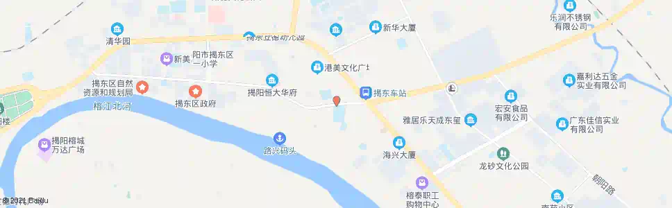 揭阳揭东信合_公交站地图_揭阳公交_妙搜公交查询2025