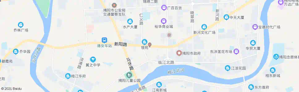 揭阳邮储银行_公交站地图_揭阳公交_妙搜公交查询2025