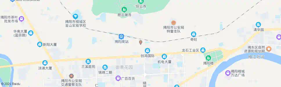 揭阳岐山车站_公交站地图_揭阳公交_妙搜公交查询2025