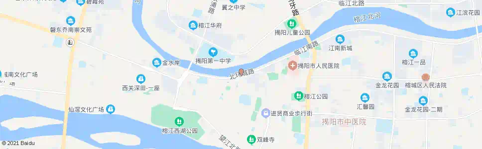 揭阳临江花园_公交站地图_揭阳公交_妙搜公交查询2025
