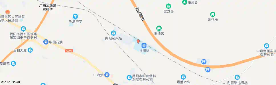 揭阳揭东公安局_公交站地图_揭阳公交_妙搜公交查询2025