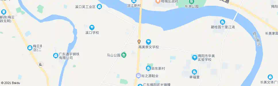 揭阳崇文路口_公交站地图_揭阳公交_妙搜公交查询2025