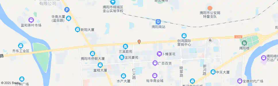 揭阳东山村_公交站地图_揭阳公交_妙搜公交查询2025