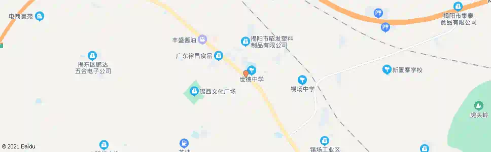 揭阳锡场镇政府_公交站地图_揭阳公交_妙搜公交查询2025