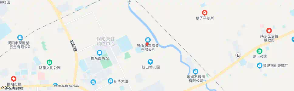 揭阳教师公寓_公交站地图_揭阳公交_妙搜公交查询2025