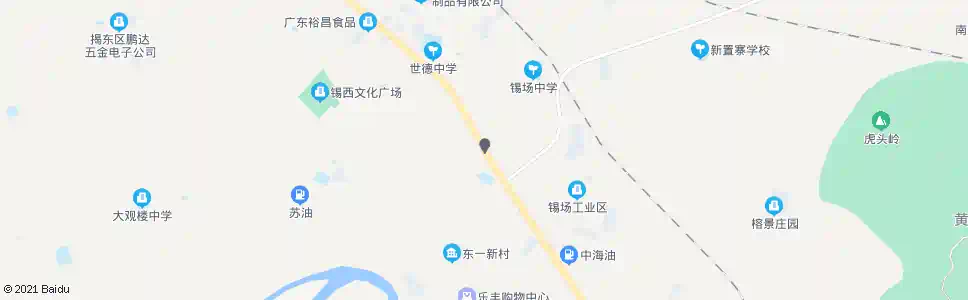 揭阳锡场交管所_公交站地图_揭阳公交_妙搜公交查询2025