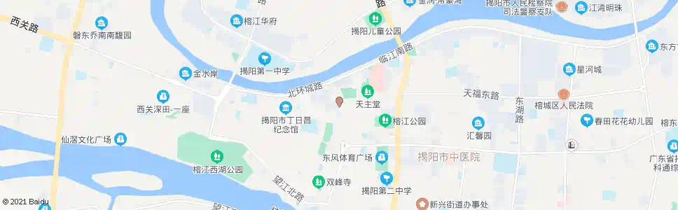 揭阳中兴园_公交站地图_揭阳公交_妙搜公交查询2025