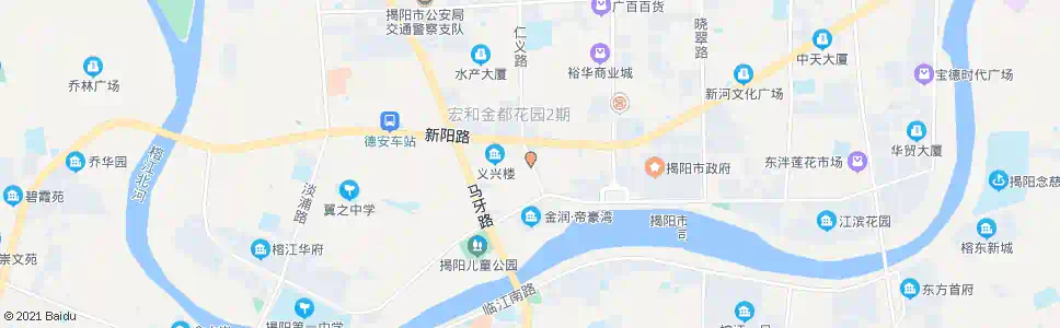 揭阳银珠大厦_公交站地图_揭阳公交_妙搜公交查询2025
