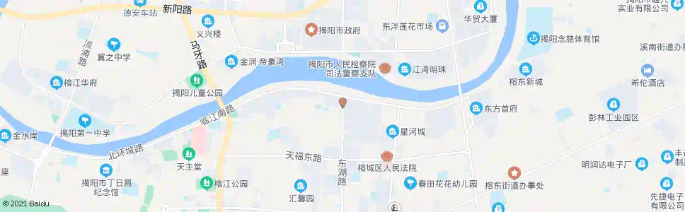揭阳明珠帝苑_公交站地图_揭阳公交_妙搜公交查询2025