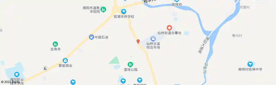 揭阳古溪市场_公交站地图_揭阳公交_妙搜公交查询2025