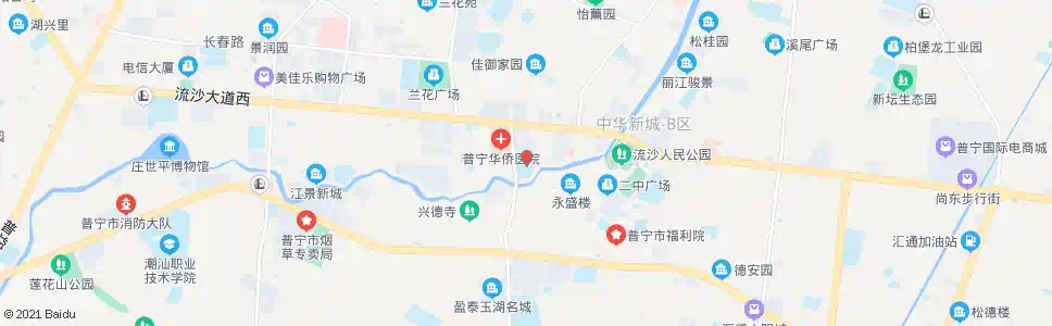揭阳大华路中_公交站地图_揭阳公交_妙搜公交查询2025