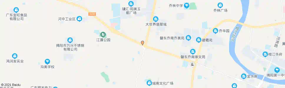 揭阳浦东大圆_公交站地图_揭阳公交_妙搜公交查询2025