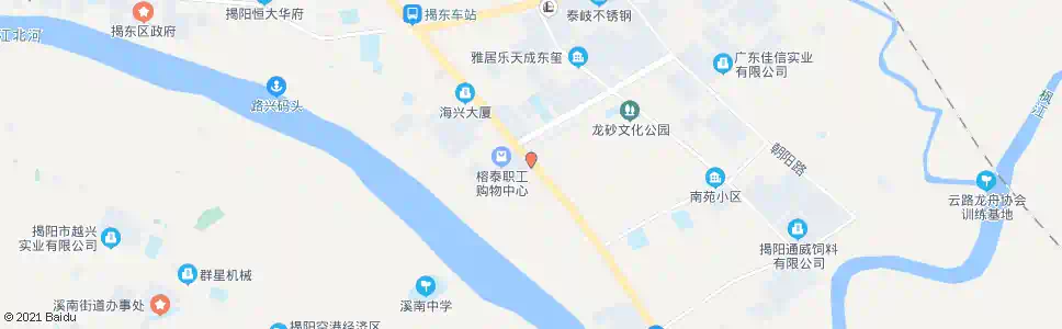 揭阳榕泰_公交站地图_揭阳公交_妙搜公交查询2025