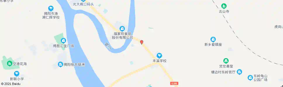 揭阳枫口桥_公交站地图_揭阳公交_妙搜公交查询2025