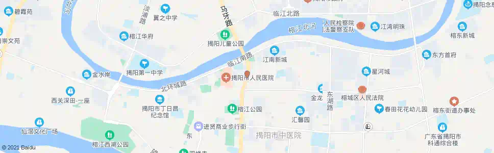 揭阳真中路口_公交站地图_揭阳公交_妙搜公交查询2025