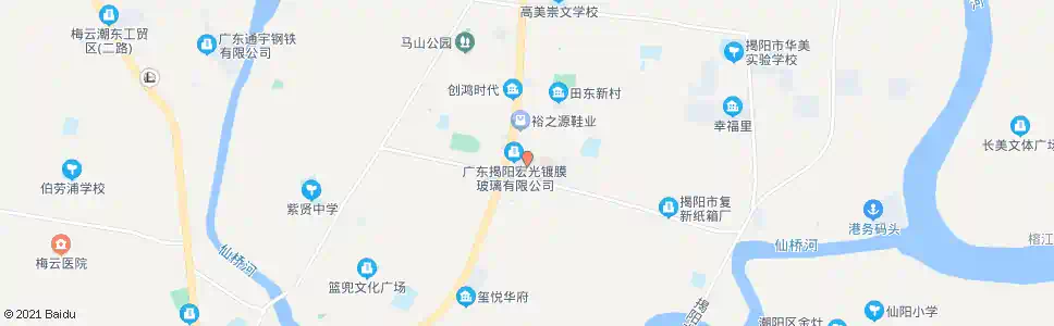 揭阳金刚玻璃_公交站地图_揭阳公交_妙搜公交查询2025