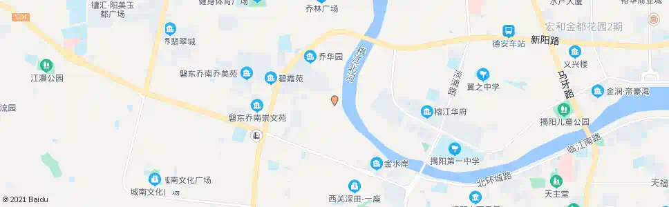 揭阳仙滘路口_公交站地图_揭阳公交_妙搜公交查询2025