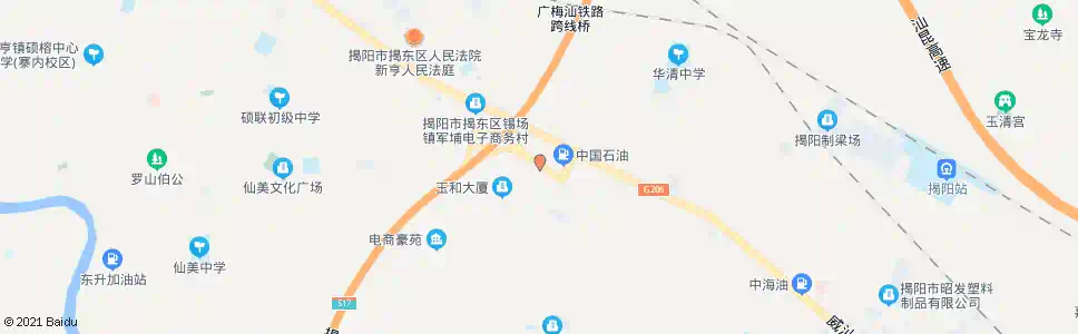 揭阳锡场高速口_公交站地图_揭阳公交_妙搜公交查询2025