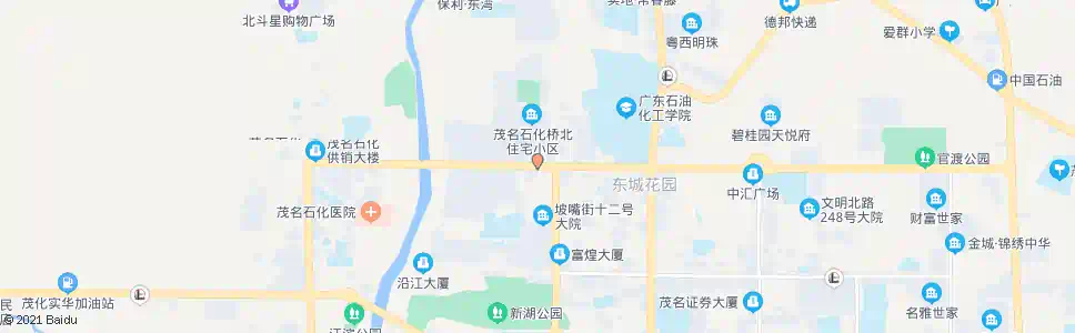 茂名官渡市场(西)_公交站地图_茂名公交_妙搜公交查询2025