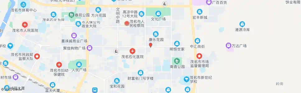 茂名双山六路(东)_公交站地图_茂名公交_妙搜公交查询2025